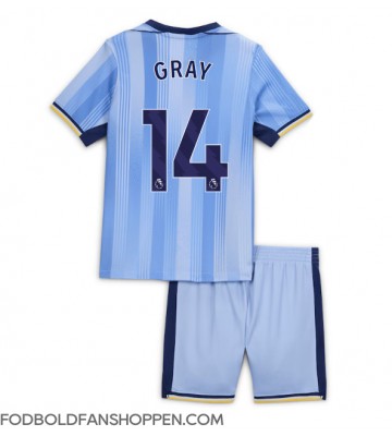 Tottenham Hotspur Archie Gray #14 Udebanetrøje Børn 2024-25 Kortærmet (+ Korte bukser)